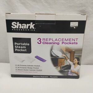 Shark Portable‎ Steam Replacement Cleaning Pockets XT630 3pc Set Cylinder/Wedge